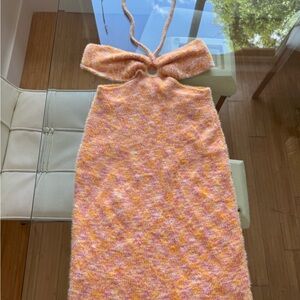 Princess Polly Fuzzy Pastel Halter Dress